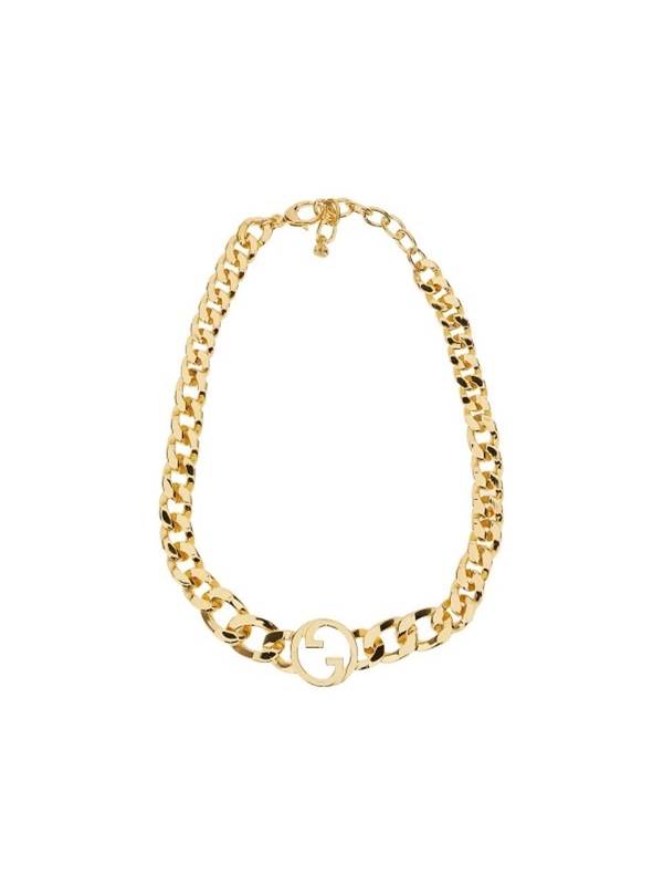 구찌 SS24 GUCCI Blondie chain necklace 774555I46008005-8005 Gold