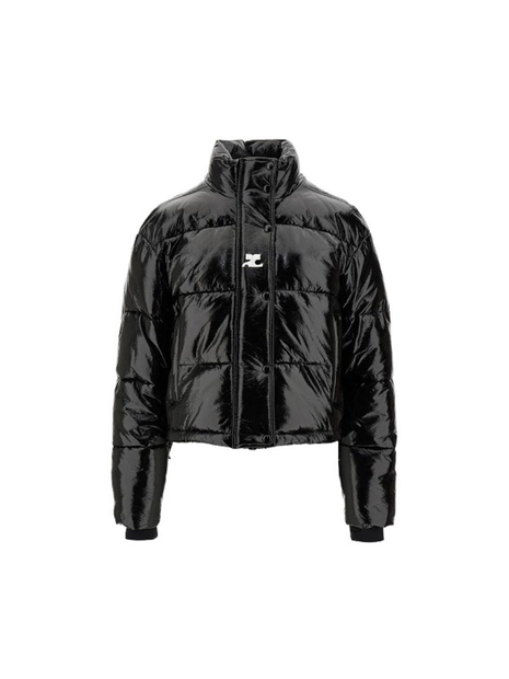 꾸레쥬 FW24 COURREGES DOWNJACKET 323CMA106VY0016.9999-9999 Black