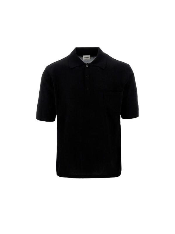 생로랑 FW24 SAINT LAURENT POLO 802104Y75YW1000-1000 Black