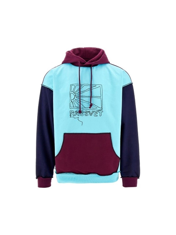 라스벳 SS24 RASSVET HOODIE PACC14T027COTTONLIGHT BLUE 2-LIGHT BLUE 2 Multicolor