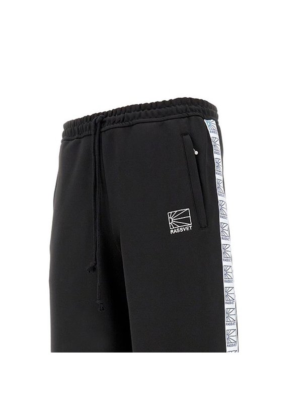 라스벳 FW24 RASSVET TRACK PANTS PACC15P007.BLACK 1-BLACK 1 Black