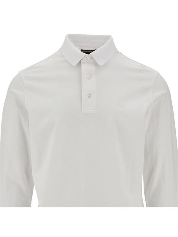 엠포리오 아르마니 SS24 EMPORIO ARMANI POLO 8N1F971JUVZ0100-0100 White