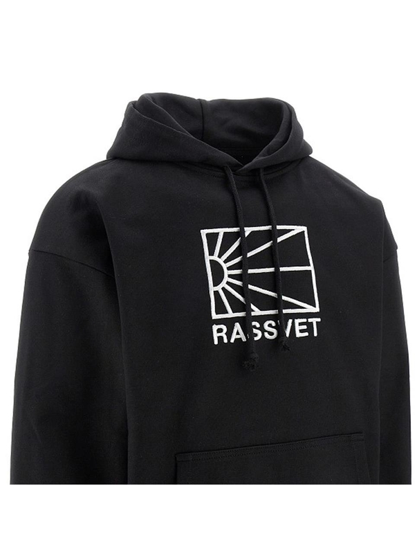 라스벳 FW24 RASSVET SWEATSHIRT PACC15T022.BLACK 1-BLACK 1 Black