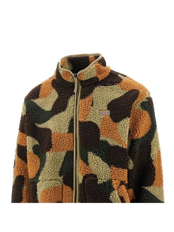 디키즈 FW24 DICKIES CAMO FLEECE JACKET DK0A8649.0IP1-0IP1 Multicolor