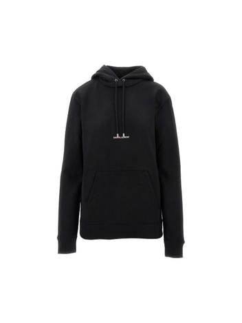 생로랑 FW24 SAINT LAURENT LOGO COTTON HOODIE 677256YB2EZ1035-1035 Black