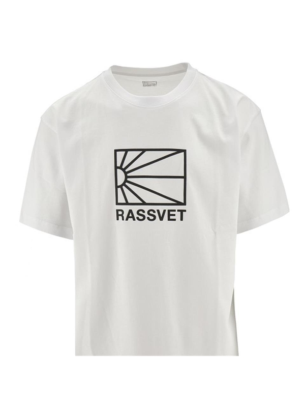 라스벳 FW24 RASSVET T-SHIRT PACC15T001.WHITE 4-WHITE 4 White