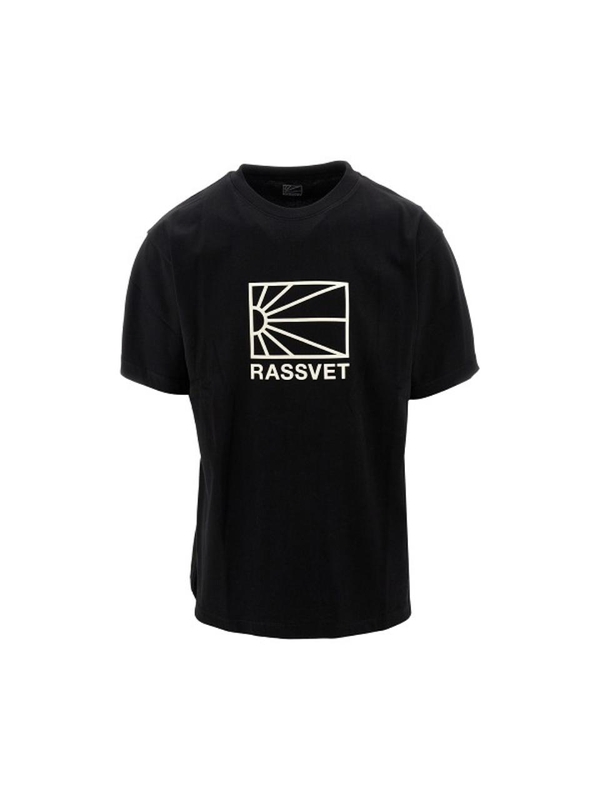 라스벳 FW24 RASSVET T-SHIRT PACC15T001.BLACK 1-BLACK 1 Black