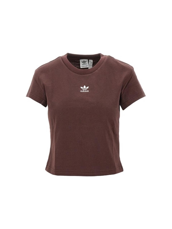 아디다스 오리지널 FW24 ADIDAS ORIGINALS T-SHIRT IY2433.SHABRN-SHABRN Brown