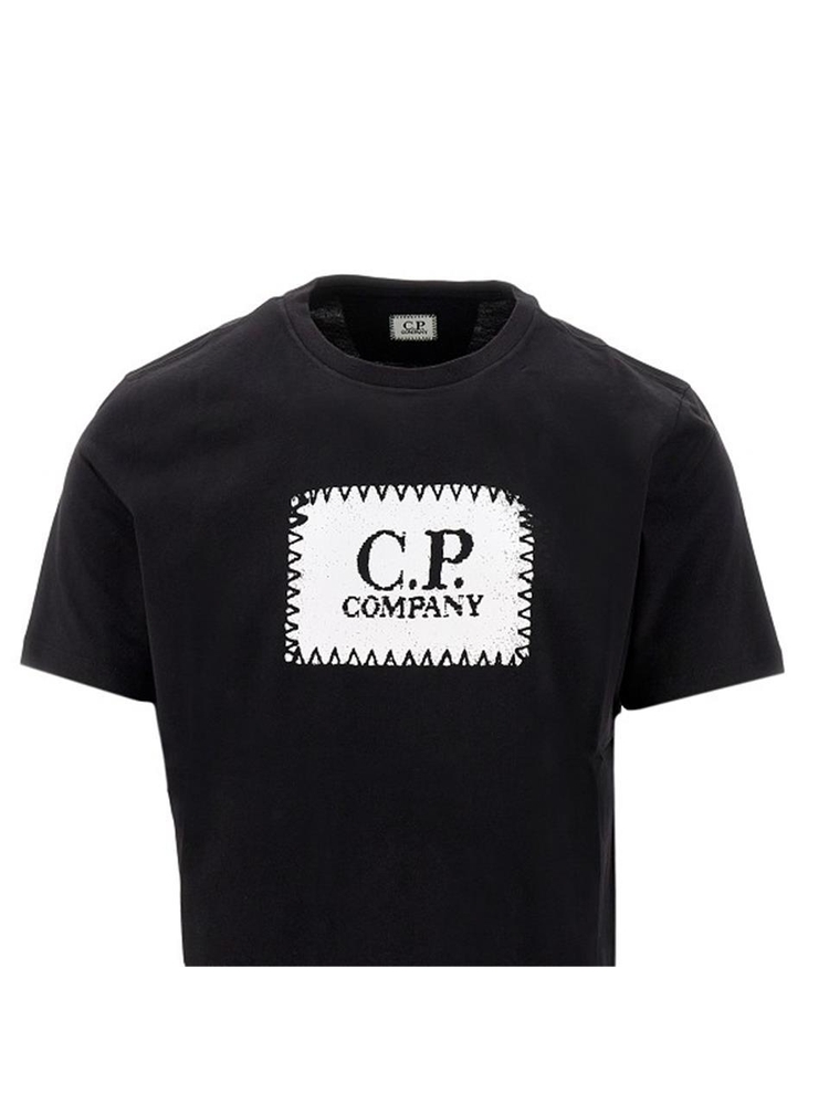 씨피 컴퍼니 SS24 CP COMPANY T-SHIRT 16CMTS042A005100W999-999 Black