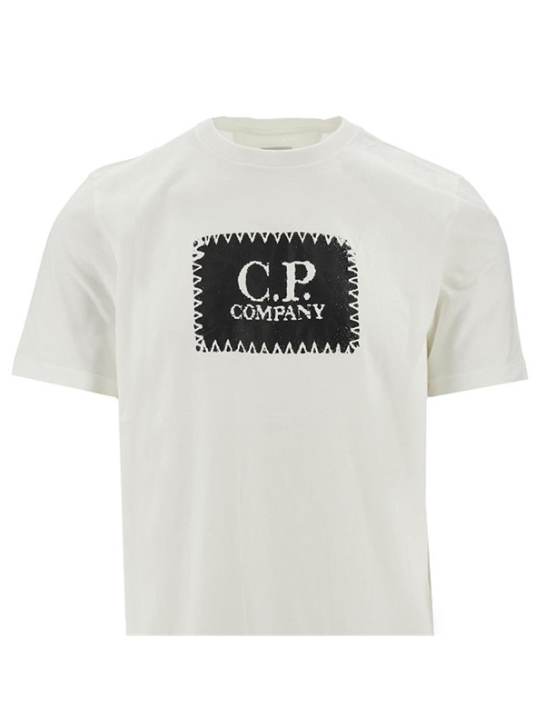 씨피 컴퍼니 SS24 CP COMPANY T-SHIRT 16CMTS042A005100W103-103 White