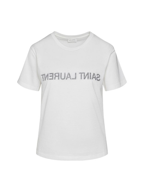 생로랑 FW24 SAINT LAURENT T-SHIRT 665234Y37AW9744-9744 White