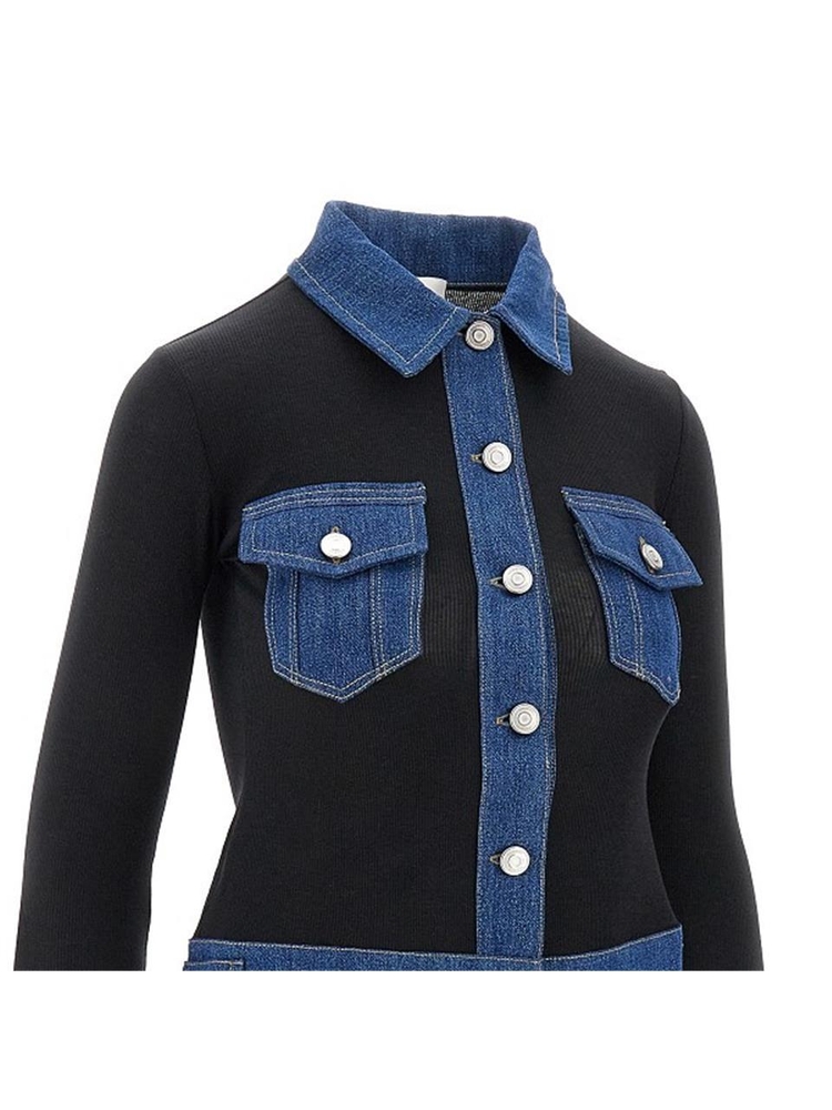 코페르니 FW24 COPERNI Ribbed Denim Top COPT53F5014.BLK-BLK Black