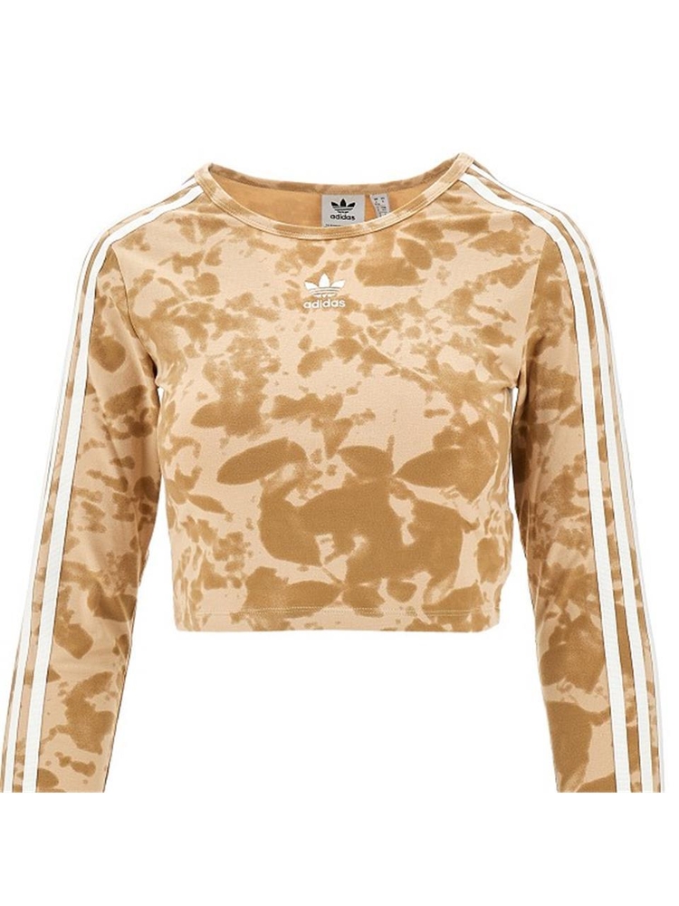 아디다스 오리지널 SS24 ADIDAS ORIGINALS TOP IY0780.MAGBEI/CARDBO-MAGBEI/CARDBO Beige