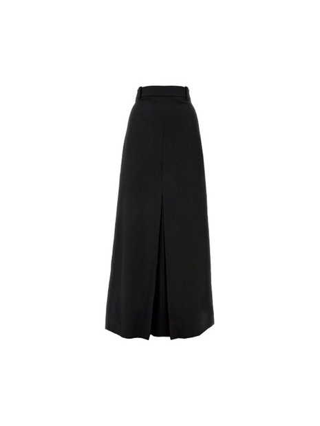 빅토리아베컴 FW24 VICTORIA BECKHAM SKIRT 1124WSK002885C.BLACK-BLACK Black