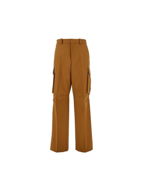 빅토리아베컴 FW24 VICTORIA BECKHAM TROUSERS 1324WTR005597B.TOBACCO-TOBACCO Beige