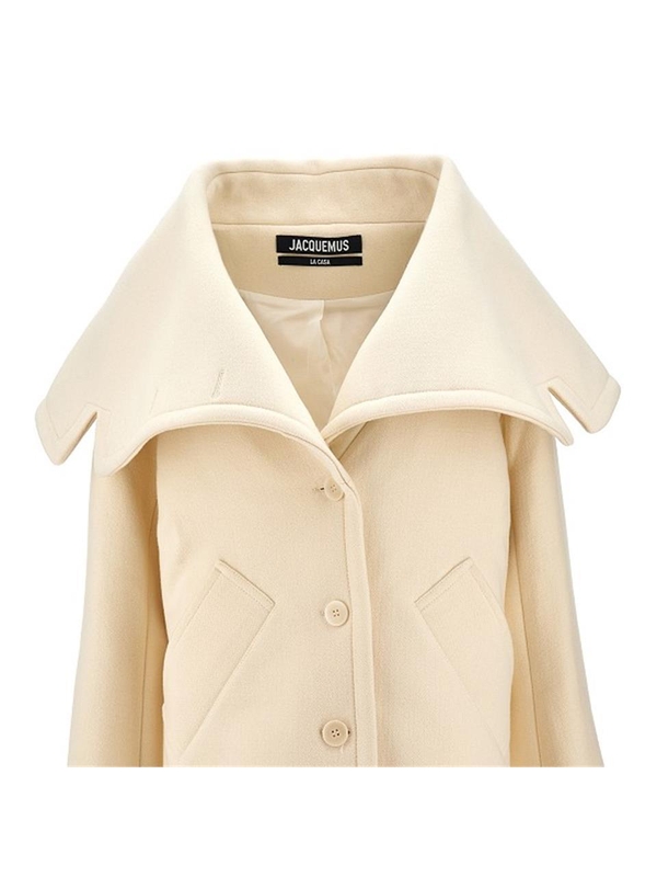 자크뮈스 FW24 JACQUEMUS COAT 243CO0771614110-110 White