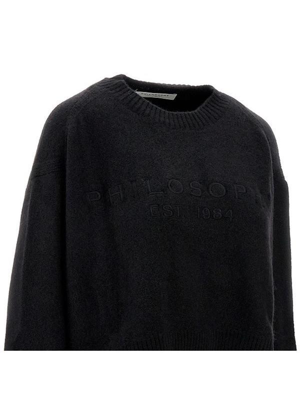 필로소피 FW24 PHILOSOPHY KNITWEAR A092857020555-0555 Black