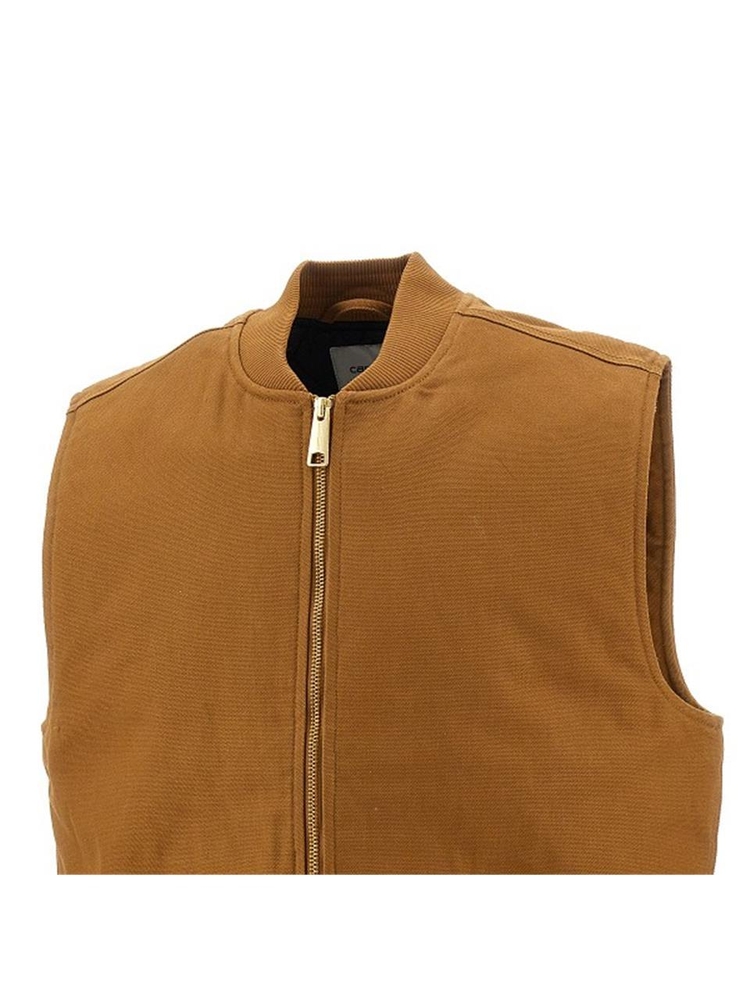 칼하트 FW24 CARHARTT WIP VEST I015251.HZ01-HZ01 Brown