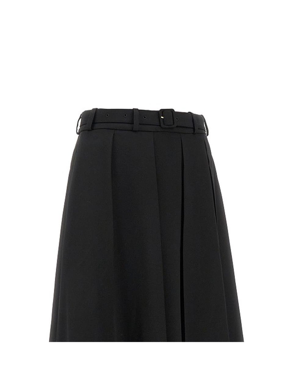 파투 FW24 PATOU SKIRT SK0700103999B-999B Black