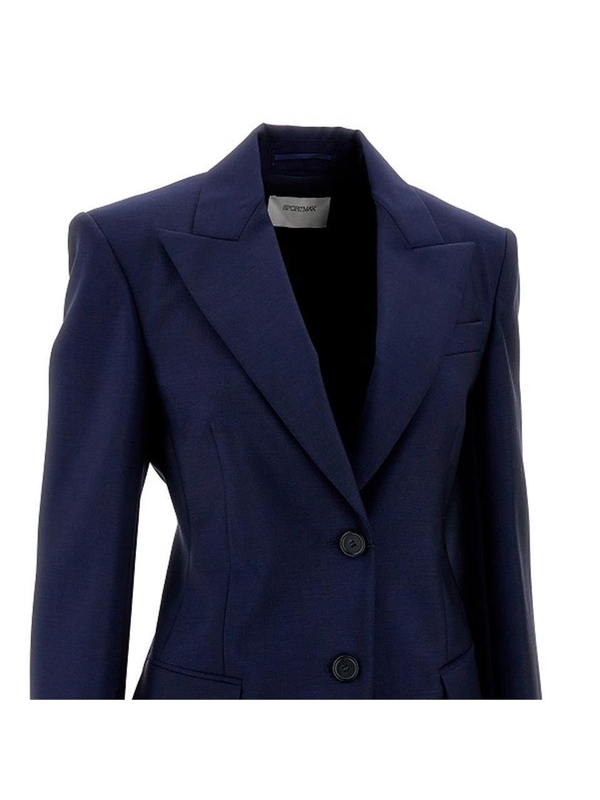 스포트막스 FW24 SPORTMAX JACKET BENARES.003-003 Blue