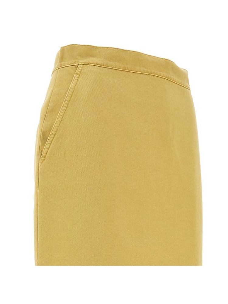 막스마라 SS24 MAX MARA SKIRT DENVER.019-019 Yellow