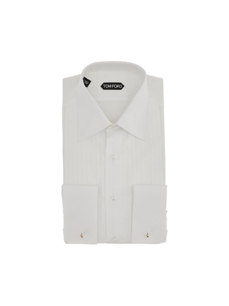 톰 포드 SS24 TOM FORD SHIRT HFCO01CGS01AW001-AW001 White