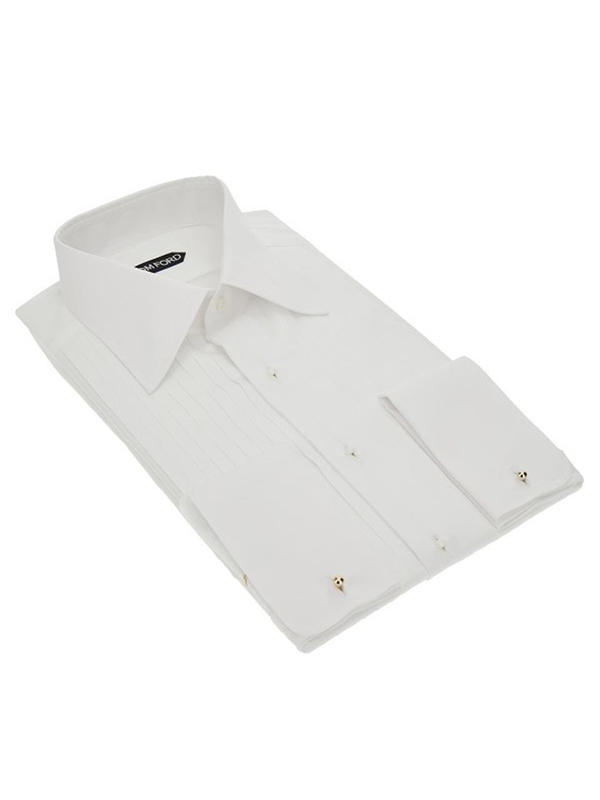 톰 포드 SS24 TOM FORD SHIRT HFCO01CGS01AW001-AW001 White