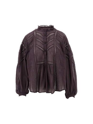 이자벨마랑 에뚜왈 FW24 ISABEL MARANT ETOILE SHIRT HT0486FAB3J06E86DU-86DU Purple