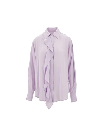 빅토리아베컴 FW24 VICTORIA BECKHAM SHIRT 1324WSH005505A.PETUNIA-PETUNIA Purple