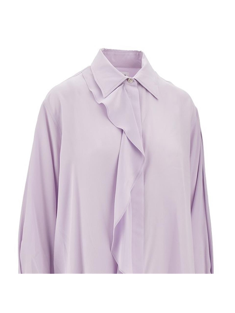 빅토리아베컴 FW24 VICTORIA BECKHAM SHIRT 1324WSH005505A.PETUNIA-PETUNIA Purple