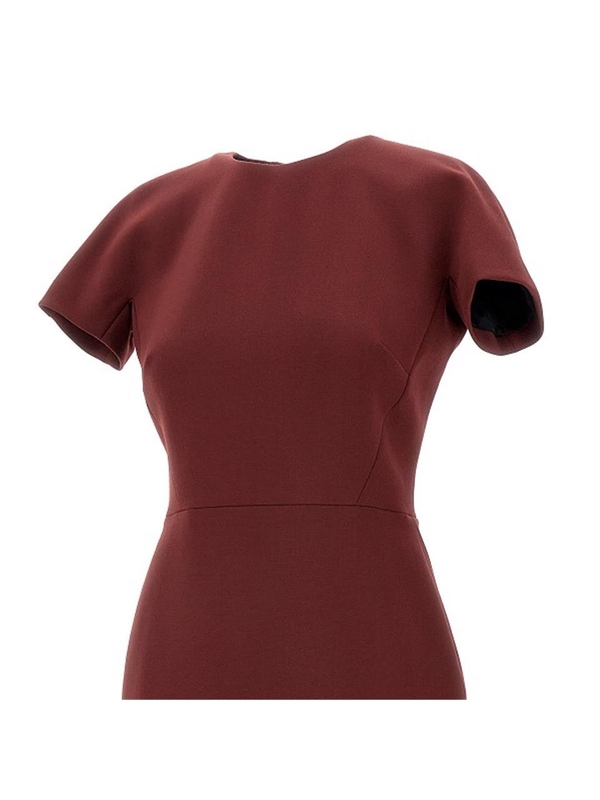 빅토리아베컴 FW24 VICTORIA BECKHAM DRESS 1324WDR005232A.DEEP MAHOGANY-DEEP MAHOGANY Red