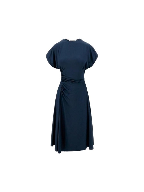 빅토리아베컴 FW24 VICTORIA BECKHAM DRESS 1324JDR005611A.MIDNIGHT-MIDNIGHT Blue