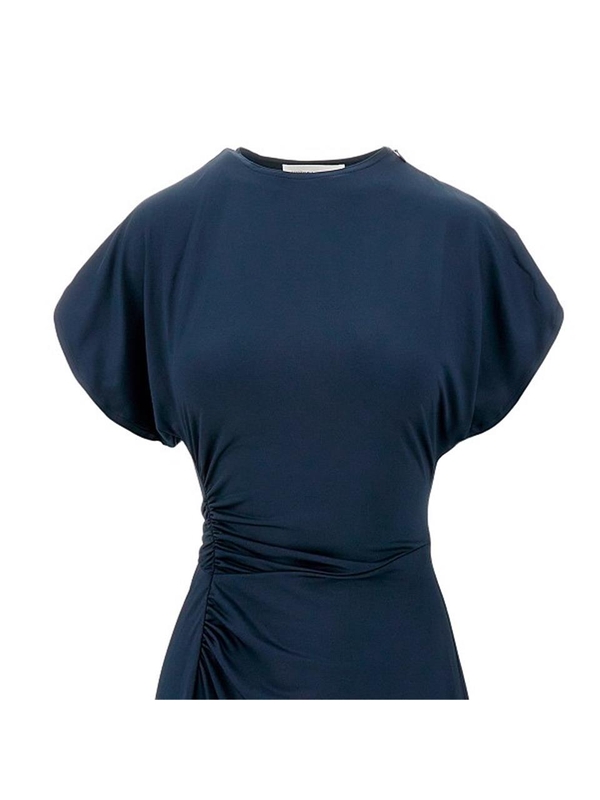 빅토리아베컴 FW24 VICTORIA BECKHAM DRESS 1324JDR005611A.MIDNIGHT-MIDNIGHT Blue