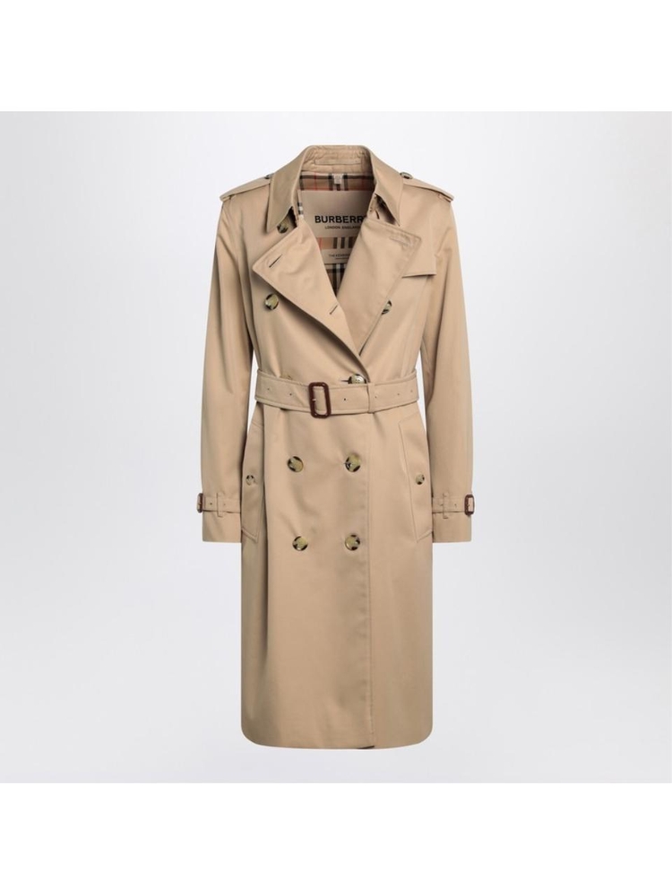 버버리 SS25 Burberry Honey Kensington Heritage long trench coat 8079414123456 Beige