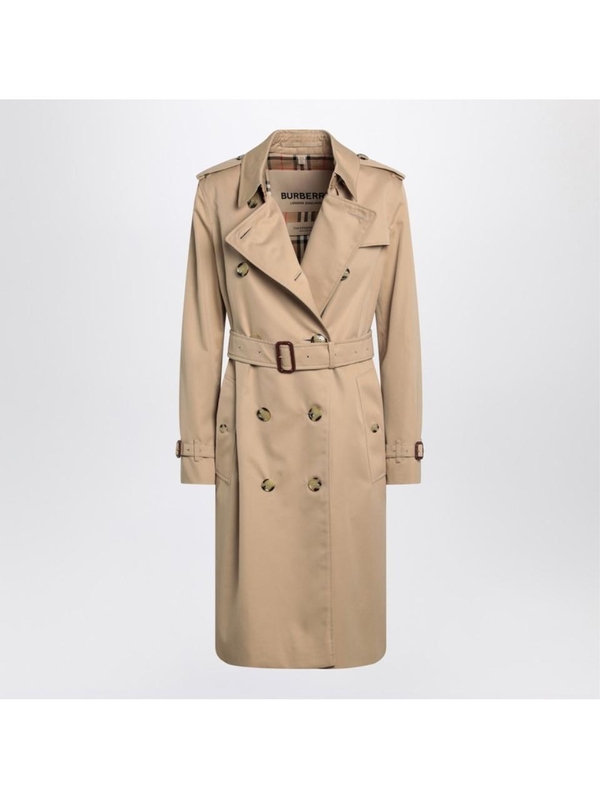 버버리 SS25 Burberry Honey Kensington Heritage long trench coat 8079414123456 Beige