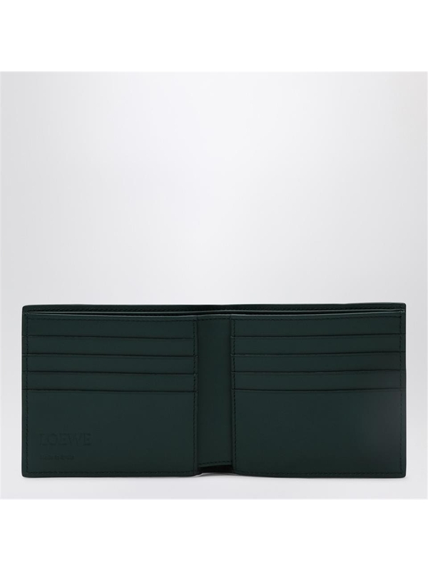 로에베 SS25 Loewe Green Puzzle bi-fold wallet C510302X16LE Green