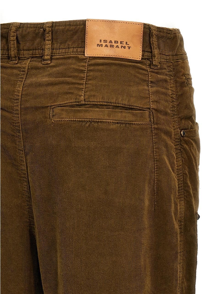 이자벨마랑 FW24 Emmy pants PA0432FBB4G03I67KI Brown