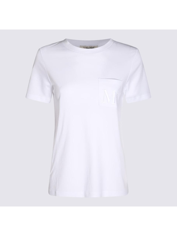 S 막스마라 FW24 S Max Mara T-shirts and Polos White 2429976011600001 White