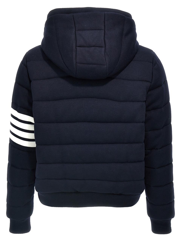 톰 브라운 FW24 4 Bar hooded jacket MKJ126AY1046415 Blue