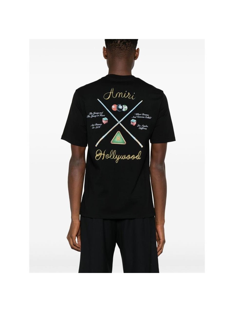 아미리 SS25 T-shirt Amiri AMJYTE1135  BLACK BLACK