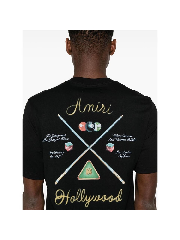 아미리 SS25 T-shirt Amiri AMJYTE1135  BLACK BLACK