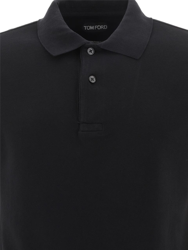 톰 포드 SS25 Polo shirts JPS002JMC007S23LB999 Black  