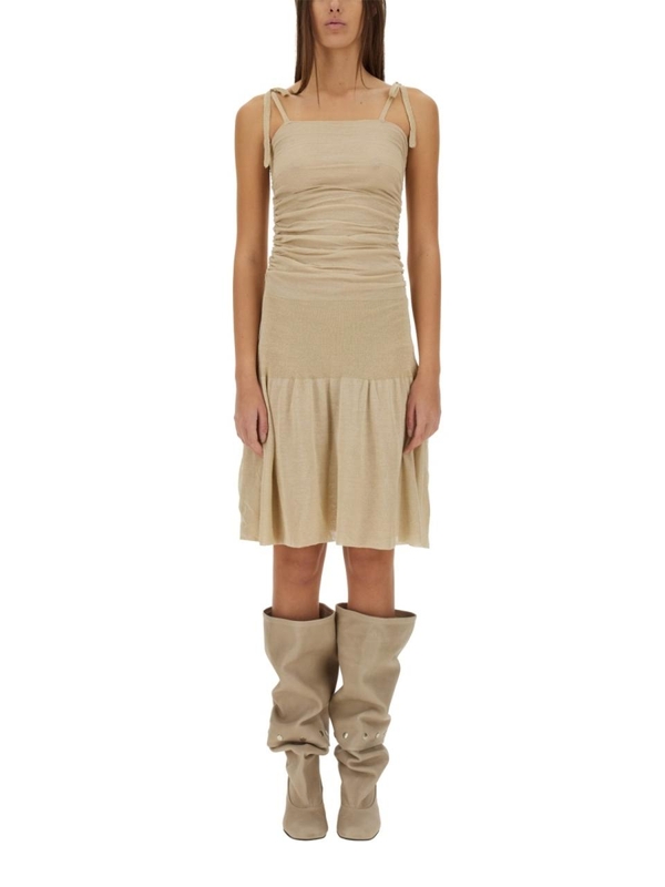 팔로마 울 FW24 PALOMA WOOL Womens Dress TJ1102_802 BEIGE