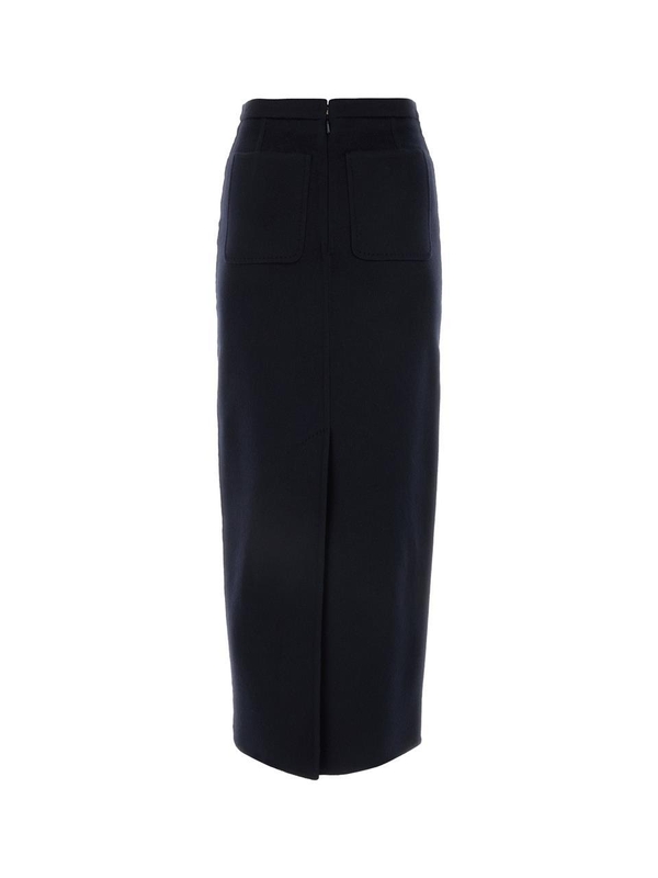 막스마라 FW24 MAX MARA SKIRTS 2421106073600 005 BLU MARINO