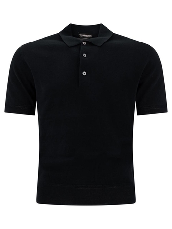 톰 포드 SS25 Polo shirts KPS004YMC024S25LB999 Black  