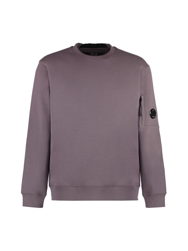 씨피 컴퍼니 FW24 Cotton crew-neck sweatshirt 17CMSS023A005086W_735 turtledove