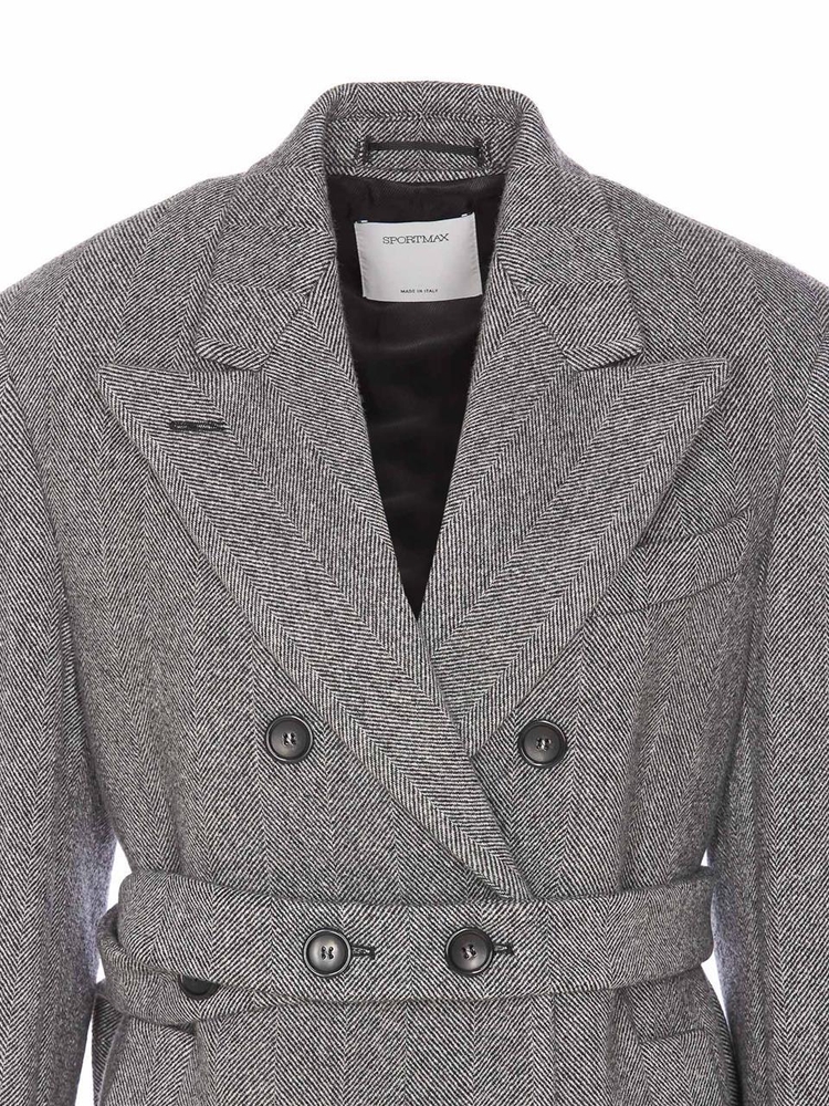 스포트막스 FW24 SportMax  Coats Grey 2422016072600 BILLY002 Grey