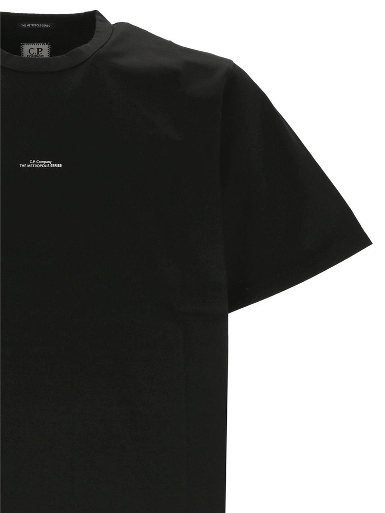 씨피 컴퍼니 FW24 C.P. COMPANY T-shirts and Polos Black 17CLTS038A006370999 Black