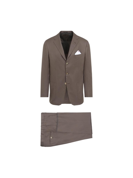 키톤 SS25 Kiton Cotton Suit UA89K06S9905004 Brown