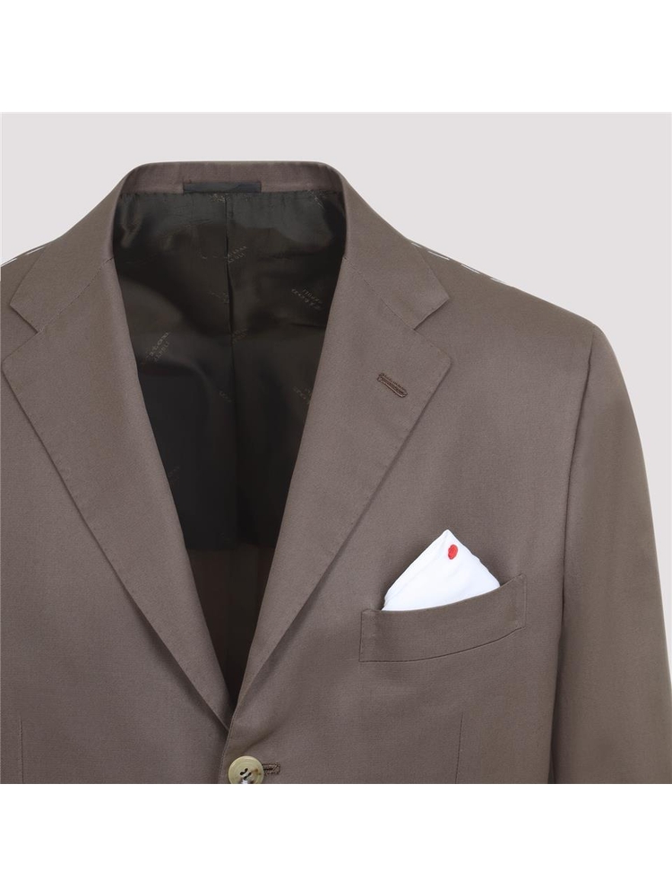 키톤 SS25 Kiton Cotton Suit UA89K06S9905004 Brown